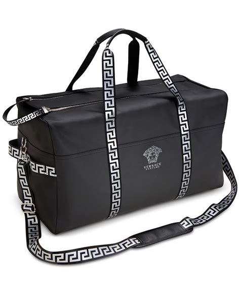 free versace bag with perfume macy's|aftershave with free weekend bag.